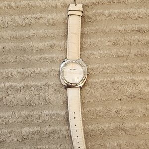 Esprit Cream Watch with Crystal Details
